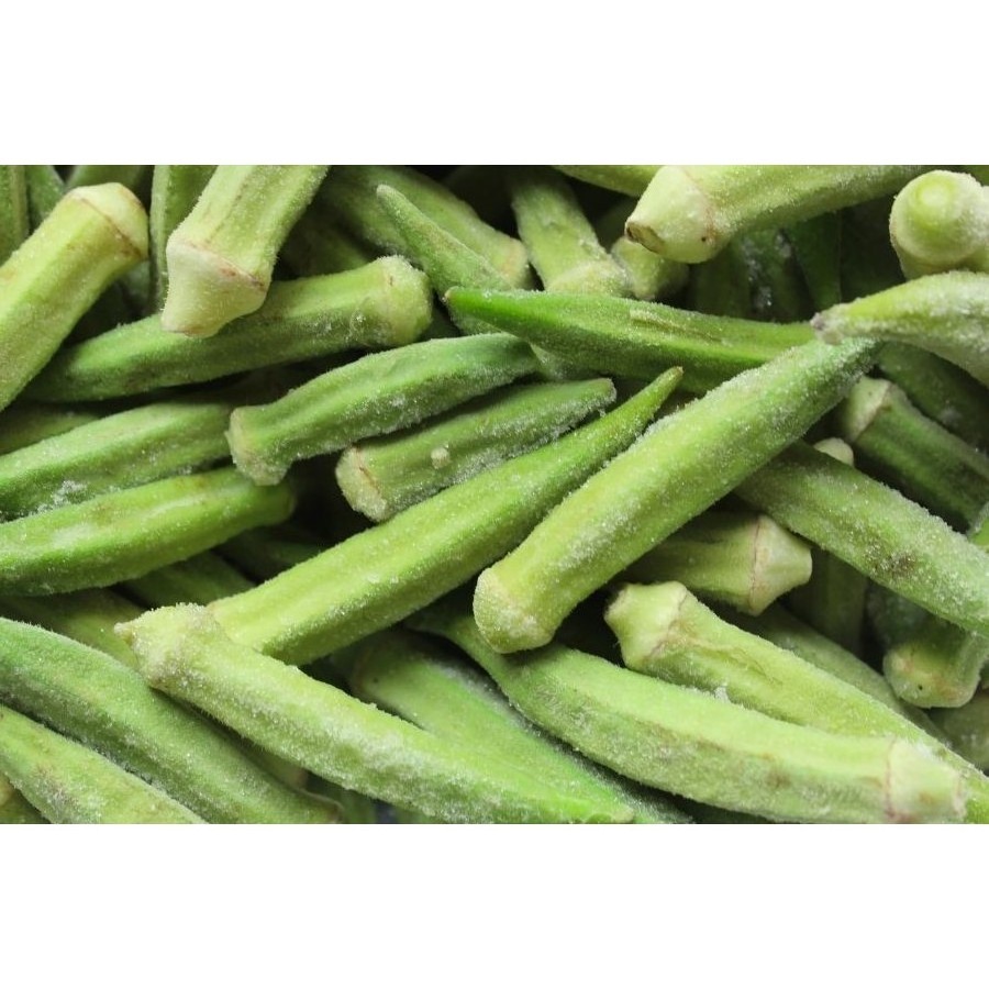 Fruit And Vegetable Market Good Quality  Delicious Frozen Okra Follow the Customer's Request Vietnam Manufacturer