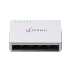 DIEWU factory 5 ports unmanaged 10/100Mbps ethernet lan switch