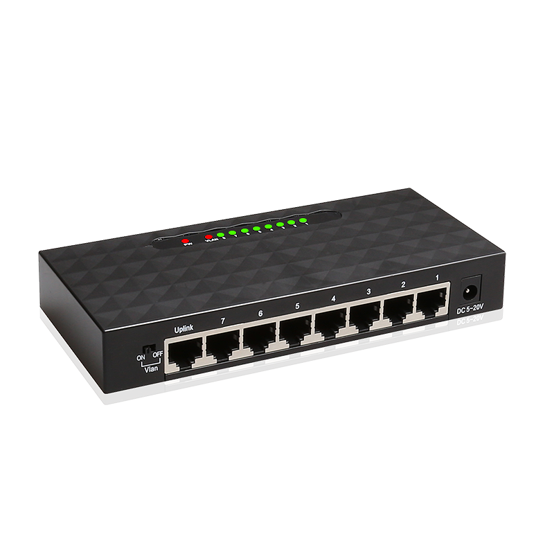 Diewu 8 port Vlan switch gigabit ethernet switch 10/100/1000 mbps