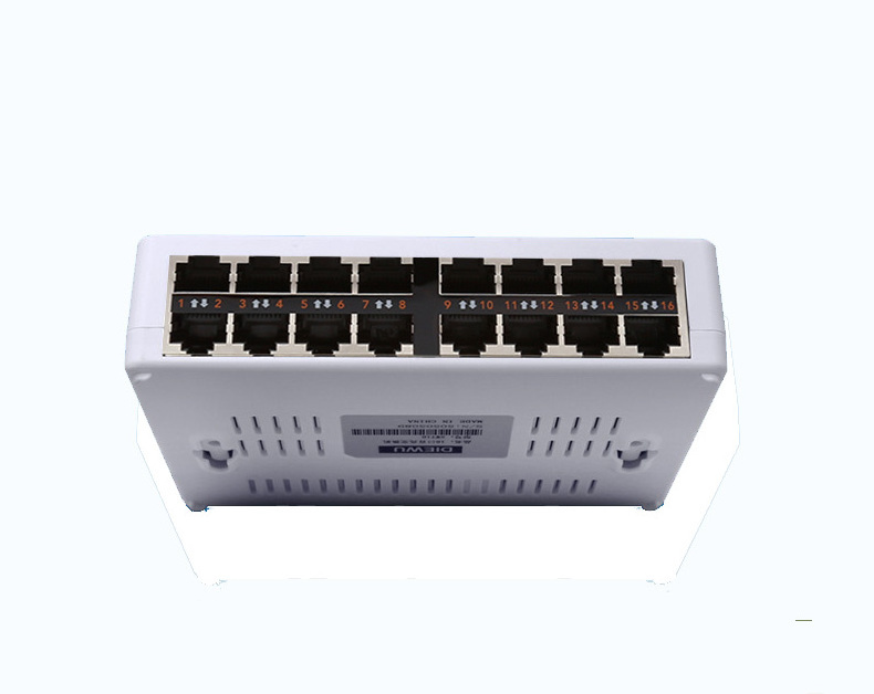 Whole sale  ethernet switch 16 port 10/100 m plastic housing network switch 2 layer ethernet switch