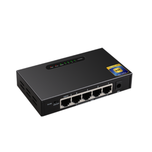 5Port 1000Mbps Unmanaged PoE Switch 4Port 1G PoE + 1Port Uplink Ethernet Switch