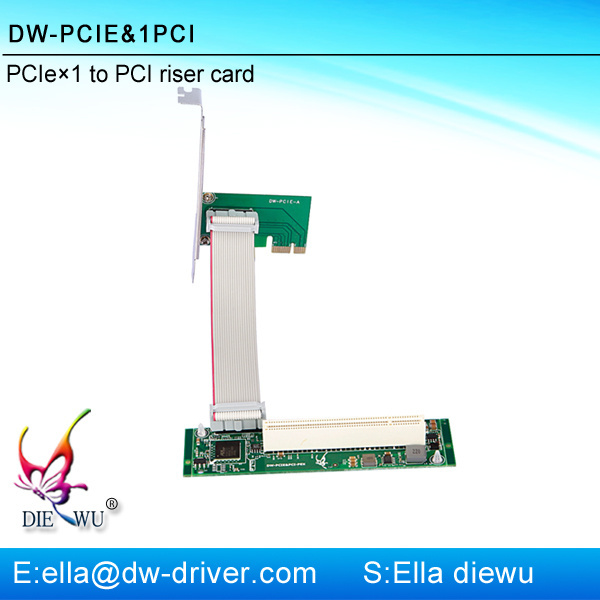 Pcie to pci riser converter card with PXE8111 chipset