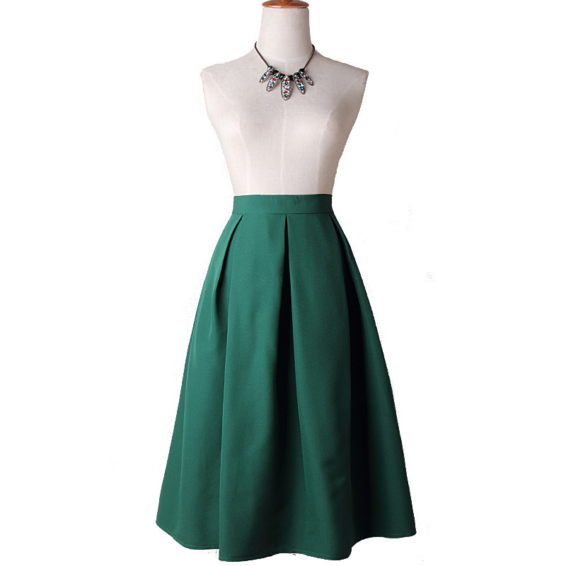 2023 spring summer A-Line casual long skirt Big swing elegant formal women's skirts