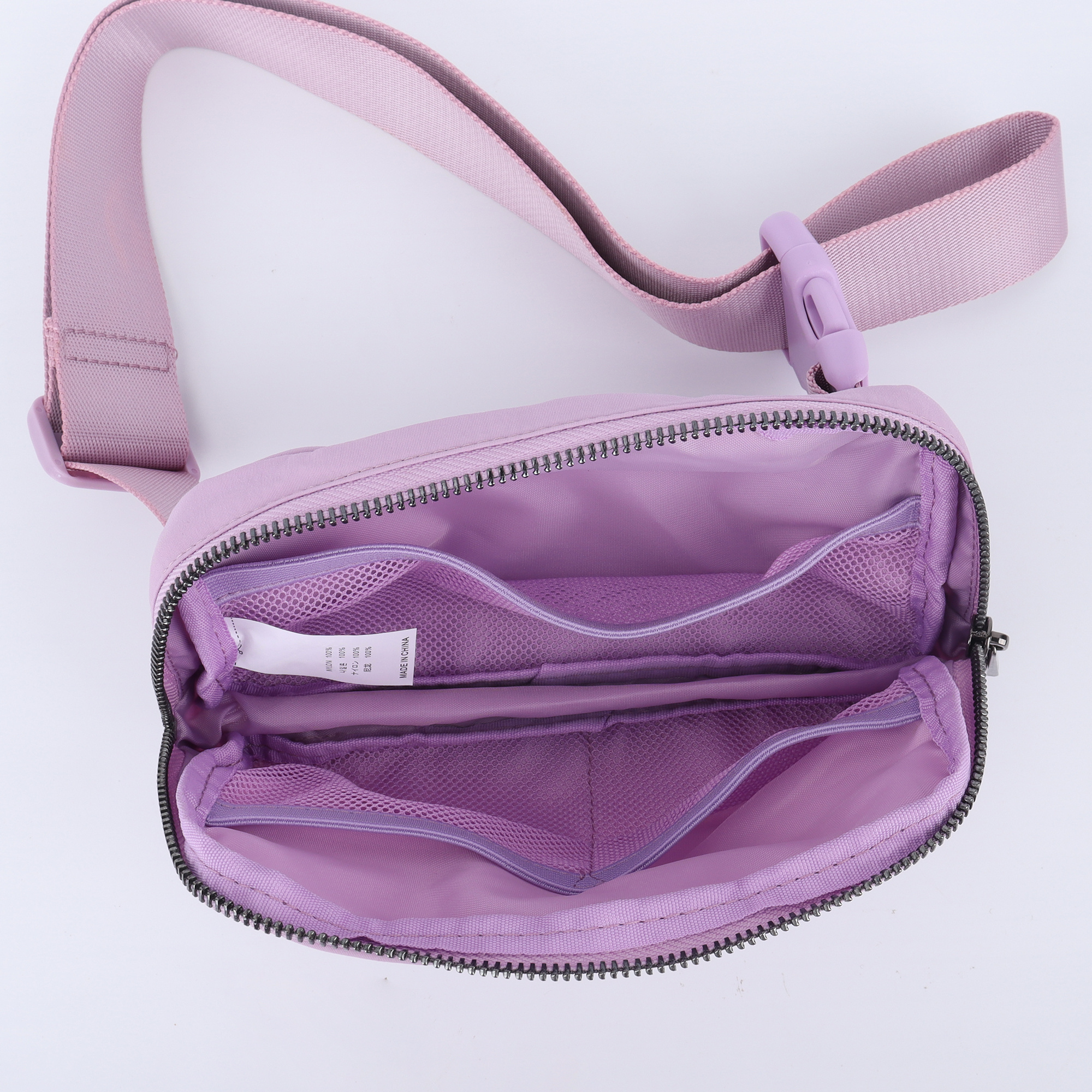 Everywhere 38 Color Waterproof  Over The Shoulder Mini Cross Waist Nylon Bum Bag Unisex Sport Fanny Pack Crossbody Pink Belt Bag