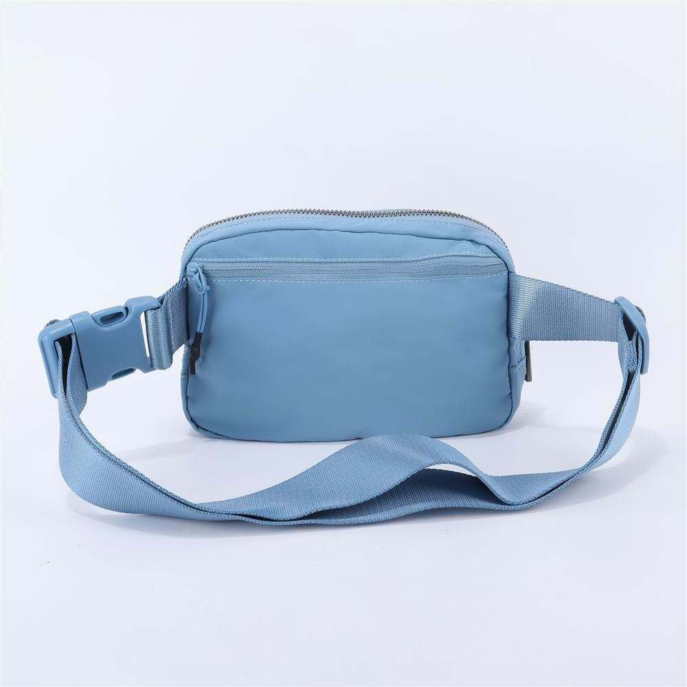 Everywhere 38 Color Waterproof  Over The Shoulder Mini Cross Waist Nylon Bum Bag Unisex Sport Fanny Pack Crossbody Pink Belt Bag