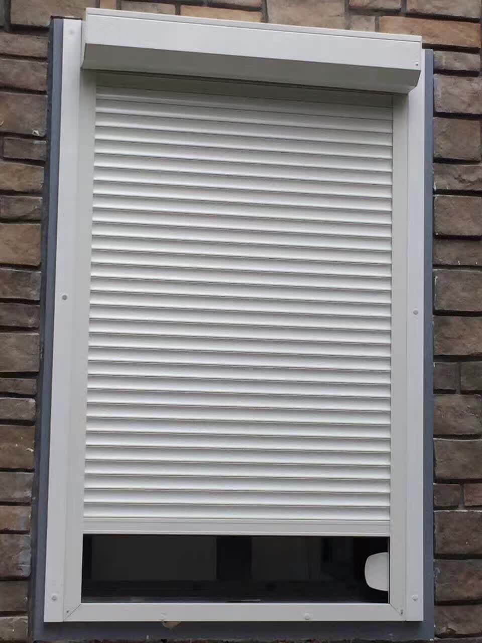 China Wholesale Automatic Security Aluminium Metal Rolling Roll Up Shutter Window Doors Hurricane Storm Roller Shutter