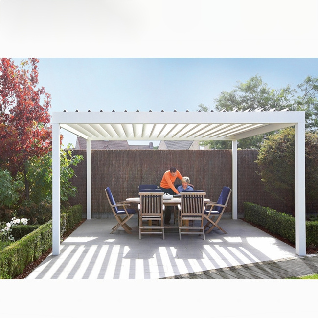 Chinese Outdoor Garden Waterproof Aluminium Alloy Pavilion Guangdong 6x6 Aluminum Gazebo 5x5 Aluminum Gazebo