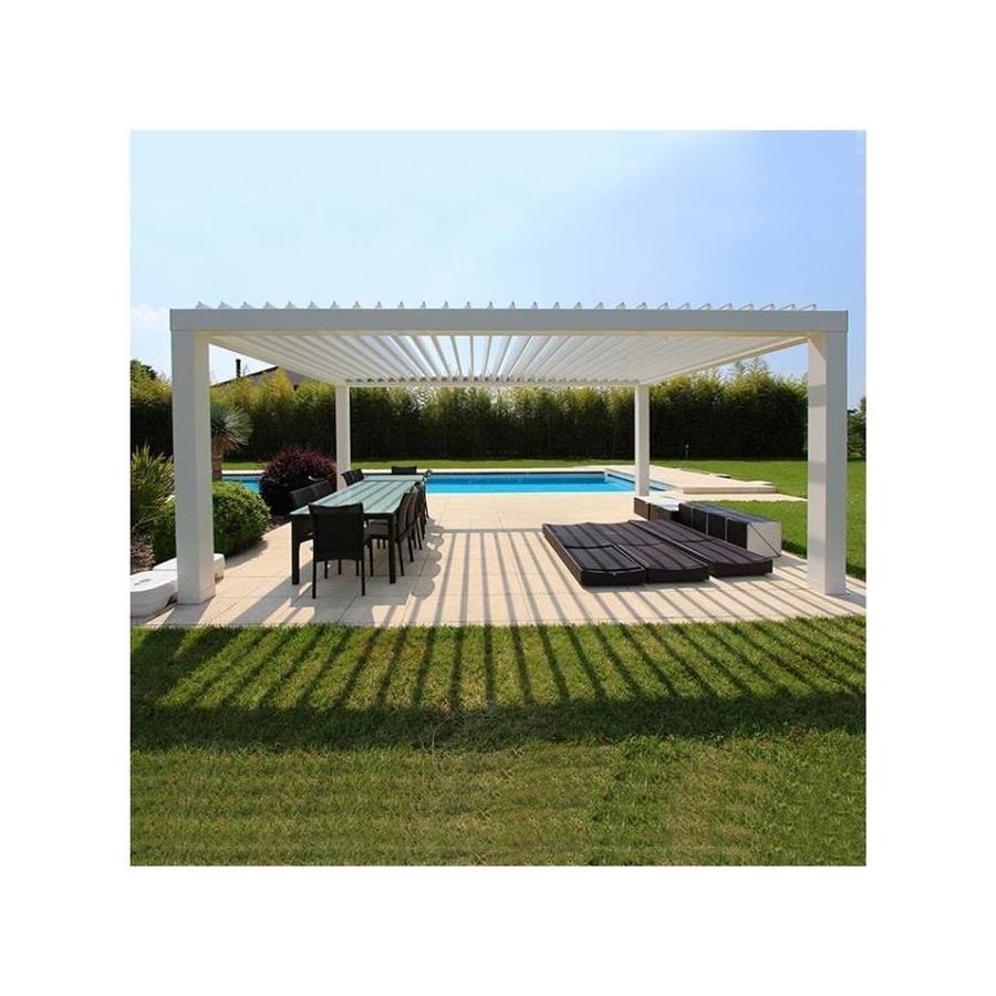 Modern Design Garden decorative leisure rest pavilion gazebo sunshade texture wpc pergola