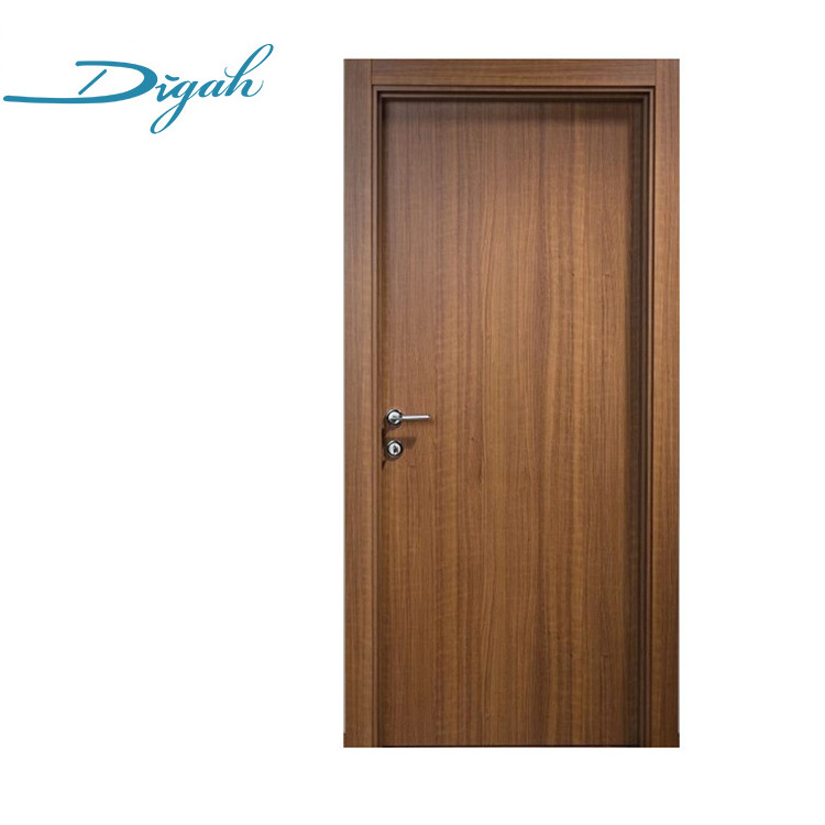 Latest design used solid wood interior soundproof hotel wooden interior door bedroom door