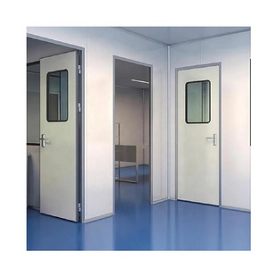 Fire Protection Project Door Residential Access Fire Door Commercial Steel Wooden Unequal Double Fire Rated Door