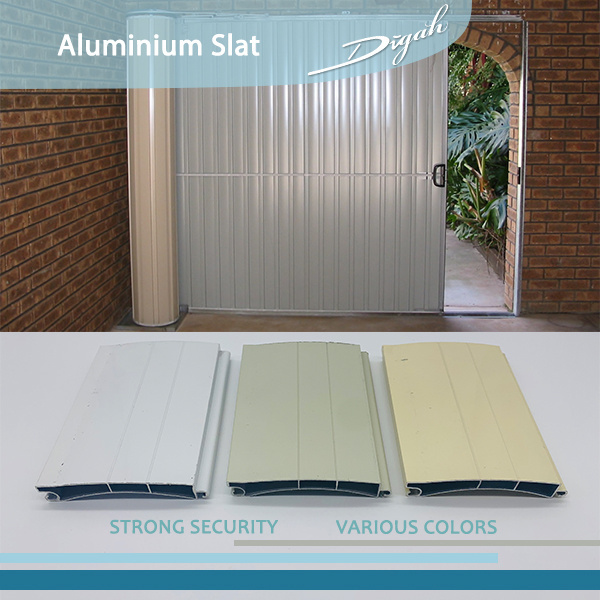 Customized Electric Sliding Roller Shutters Horizontal Side Rolling Aluminum Shutters