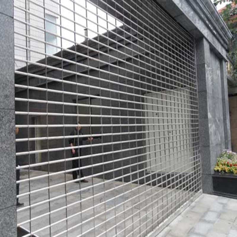 Custom Vertical Roller Up Metal Griller Doors Security Stainless Steel Grill Shutters Door