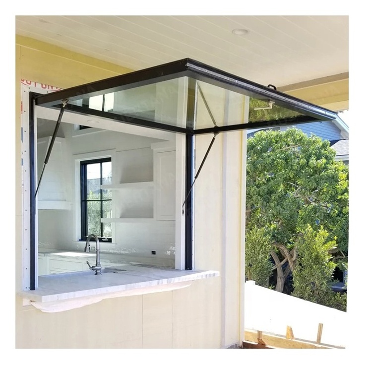 Aluminum alloy window Security Double Glazed Tempered Glass Windows Design Awning Window Aluminum Alloy Tilt Window