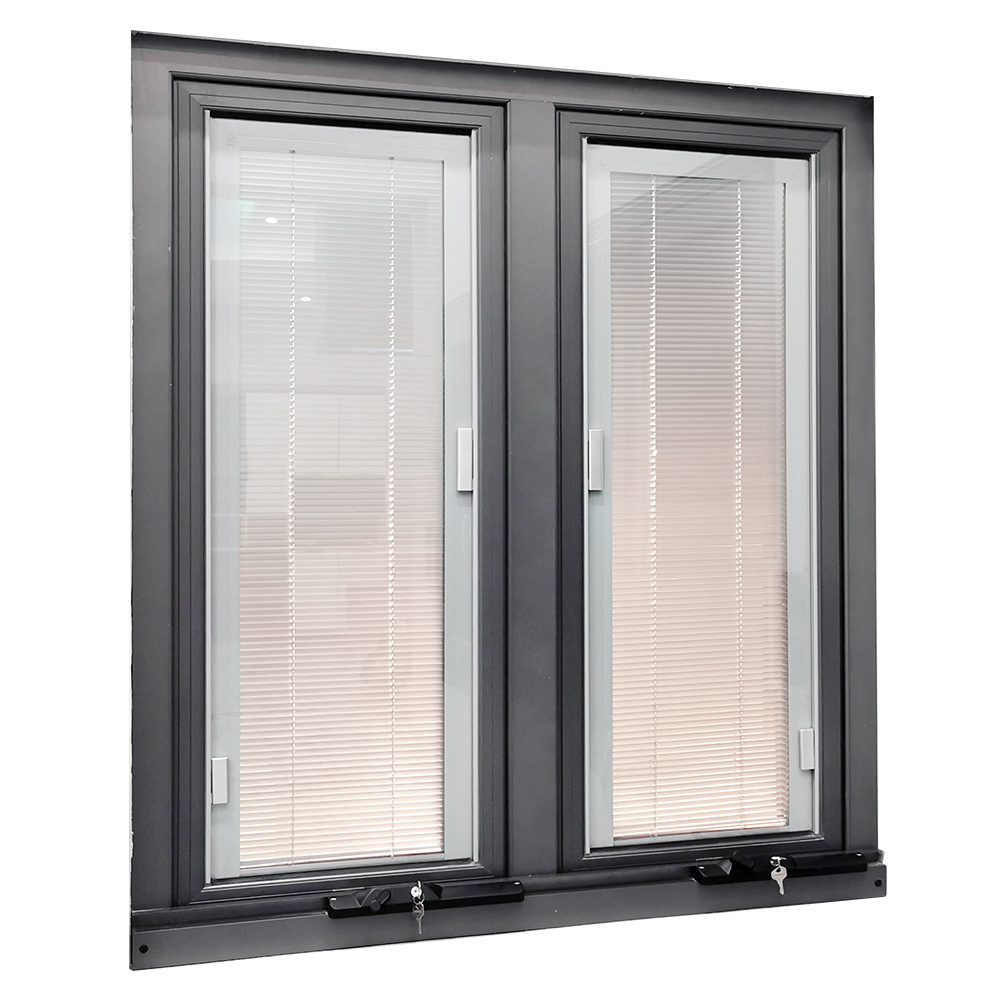 Aluminum alloy window Security Double Glazed Tempered Glass Windows Design Awning Window Aluminum Alloy Tilt Window