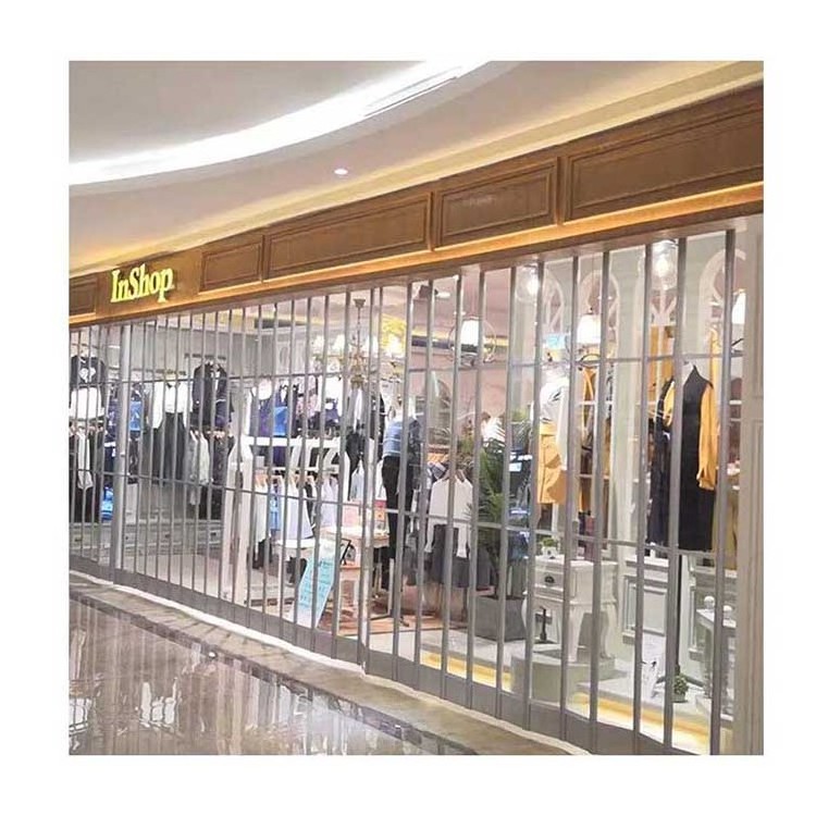 shop front transparent plastic acrylic automatic sliding door