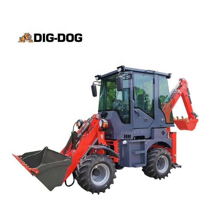 Best quality 1 ton front axle backhoe loader diesel tractor backhoe loader for sale