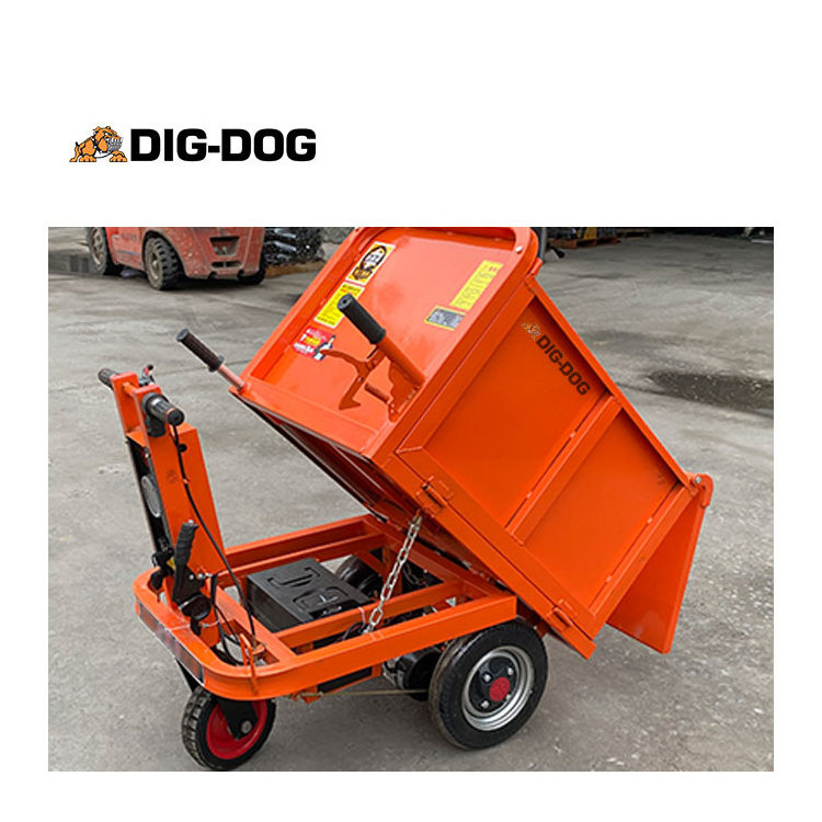 Best Manufacturer Tipping Engineering Mini Dumper Transport Vehicle Electric Wheelbarrow