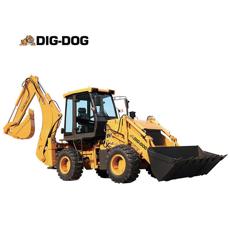 Mini Backhoe Loader 2.5 Ton 4 Wheel Compact Tractor Backhoe Excavator Loader With Price For Sale