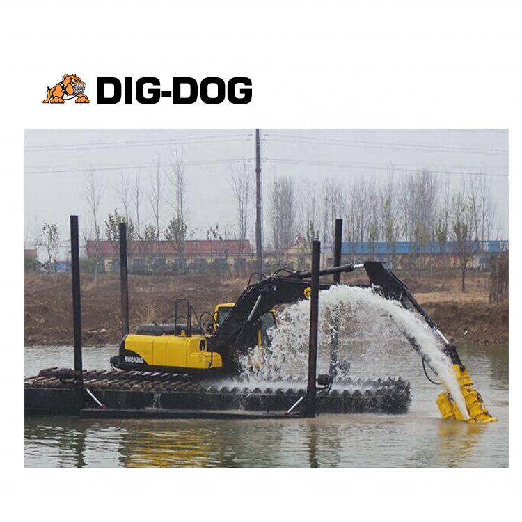 Wholesale Hydraulic Amphibious Swamp Marsh Buggy Amphibious Swamp Marsh Buggy With Long Arm Amphibious Excavator For Sale