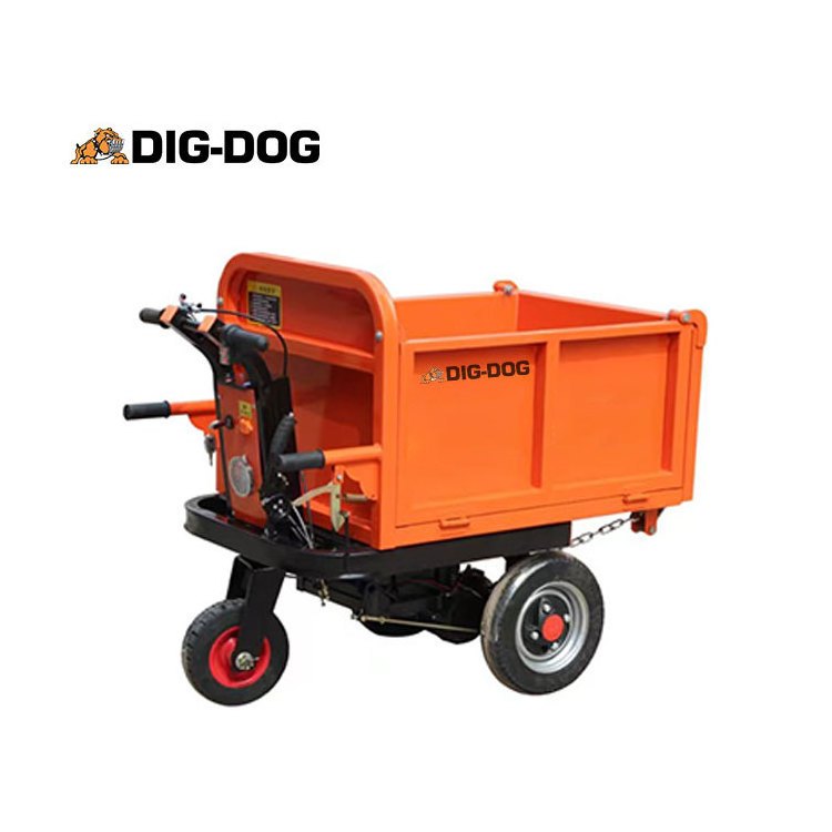 Best Manufacturer Tipping Engineering Mini Dumper Transport Vehicle Electric Wheelbarrow