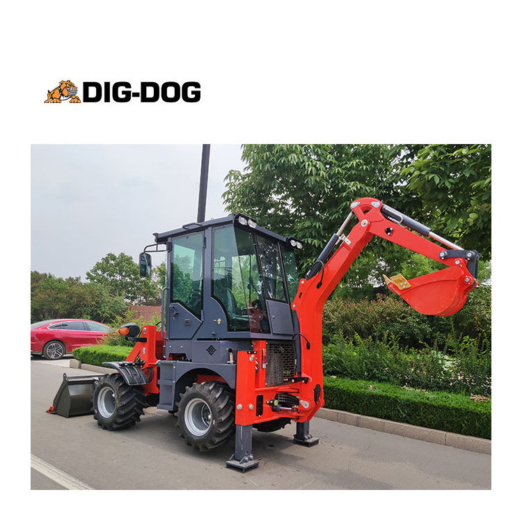 Best quality 1 ton front axle backhoe loader diesel tractor backhoe loader for sale