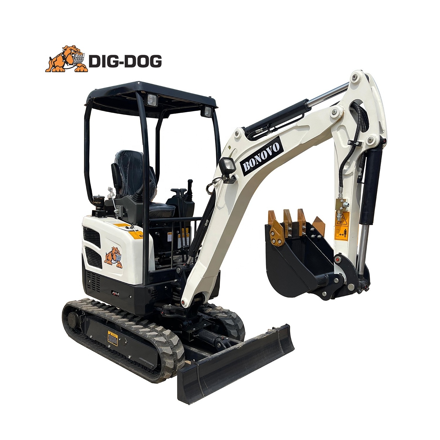 1ton excavator mini kubota engine with side boom 2t excavator cable trench digger from china