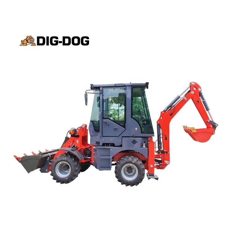 Best quality 1 ton front axle backhoe loader diesel tractor backhoe loader for sale