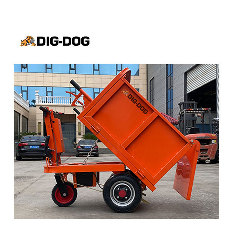 Best Manufacturer Tipping Engineering Mini Dumper Transport Vehicle Electric Wheelbarrow