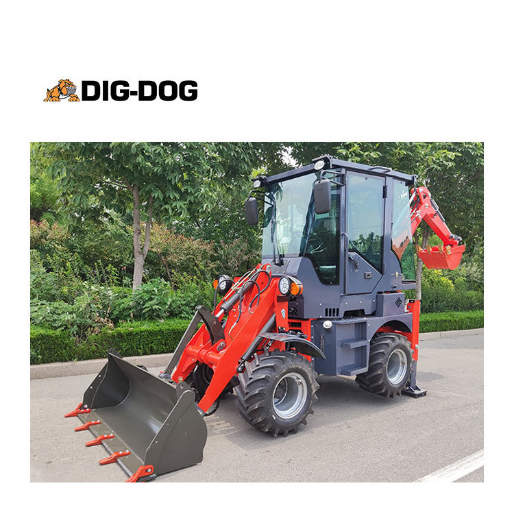 Best quality 1 ton front axle backhoe loader diesel tractor backhoe loader for sale