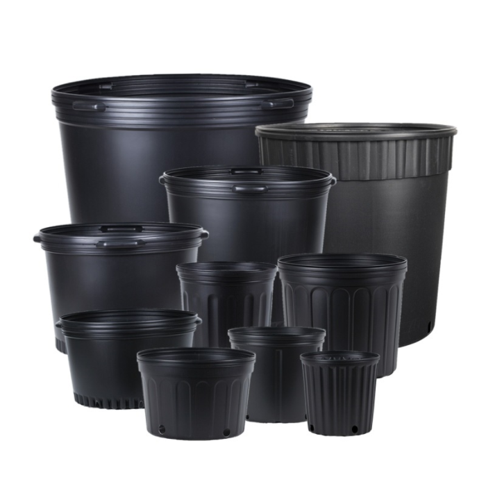 Plastic Gallon Supplier PP Hdpe Black Plant Planter 1 2 3 5 7 10 15 20 Gallon Pot Nursery Pots For Sale