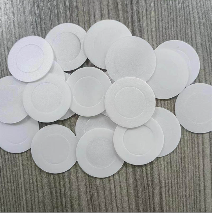 Custom Food grade PE bottle cap sealing gasket White PE peritoneal foam inner gasket Leakage proof PE bottle cap  Sealing washer