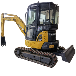 90% new PC30 komatsu hydraulic excavator mini digger in good condition on sale