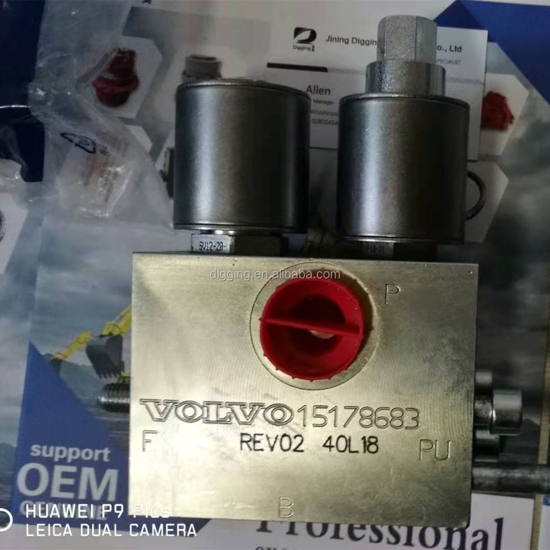 Jining DIGEER High Quality Hydraulic Valve 15178683  Construction Machinery Parts For Volvo