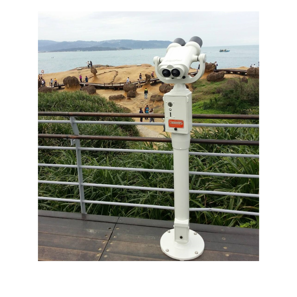 Giant outdoor Waterproof Coin Operated Binoculars  for sightseeing