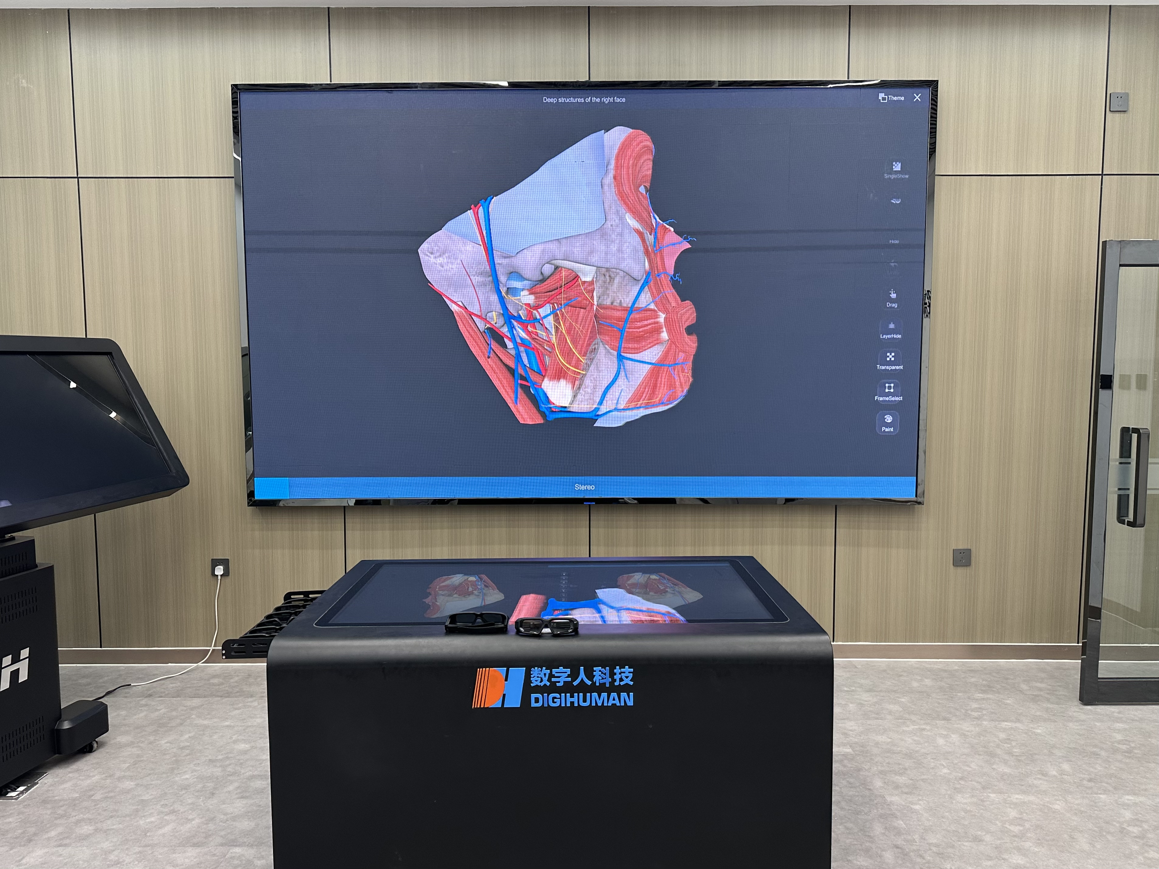 DIGIHUMAN Anatomy Teaching System Virtual Autopsy Table Human Anatomy Modern medical projection interactive teaching