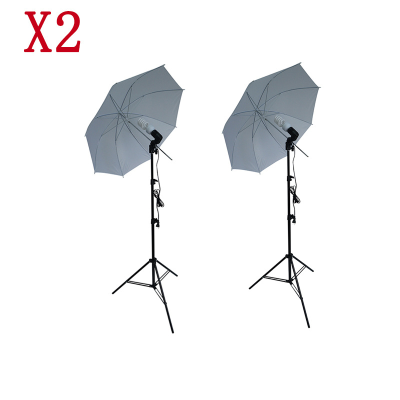 Professional Photo Studio Accessories Softbox Photography Umbrella Lighting Kit with Background Support System