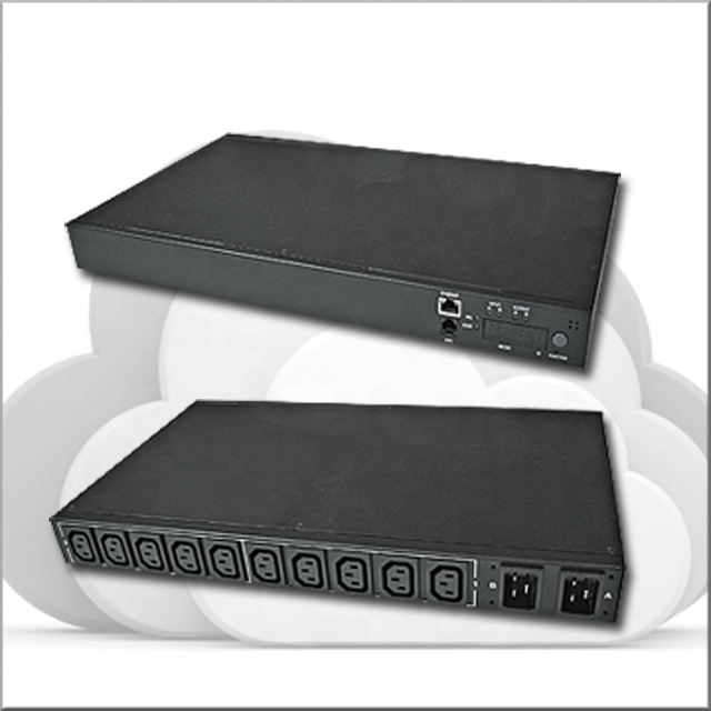 Automatic Transfer Switch, network type, 16A, 230V C13 Redundant power ATS PDU