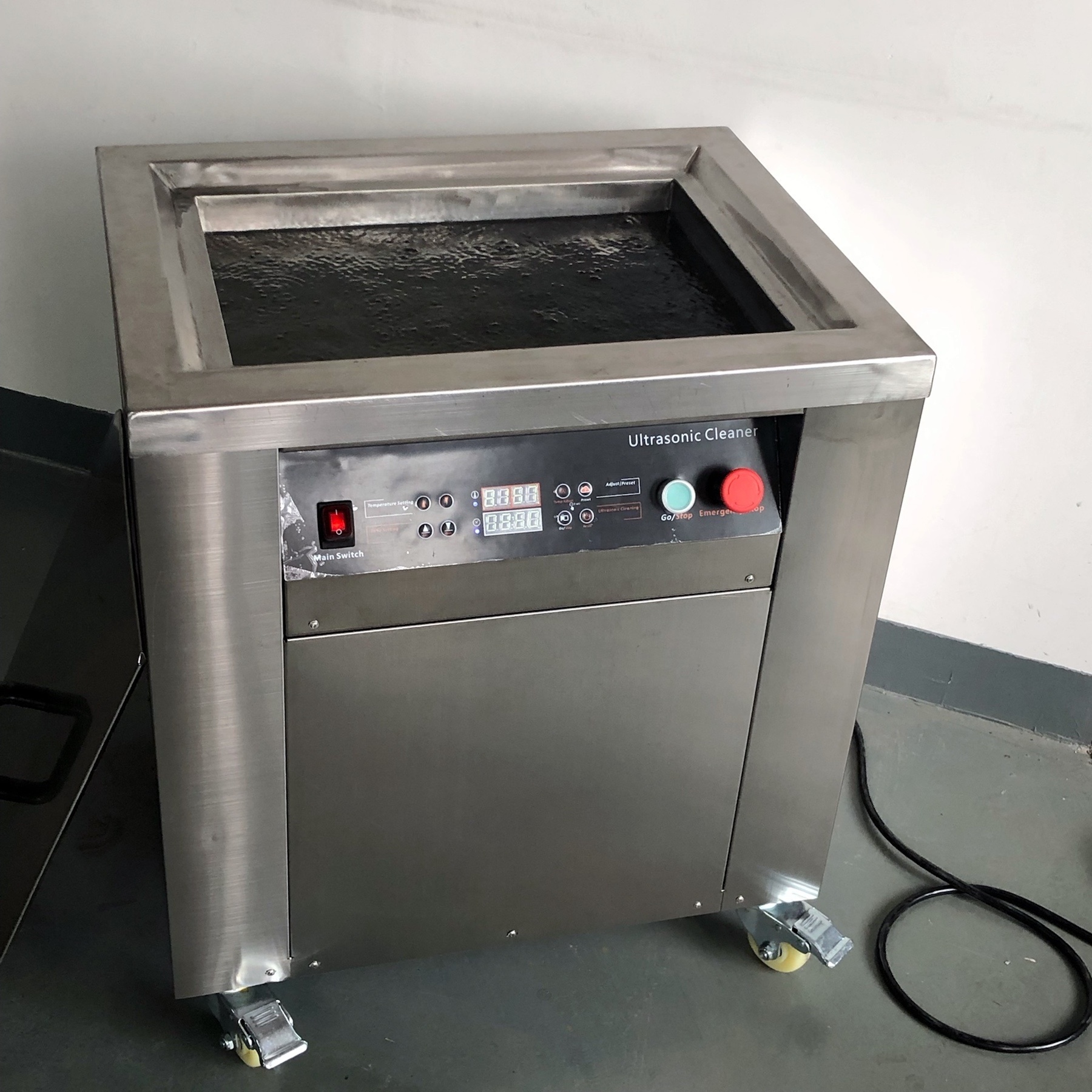 60L 1000w Ultrasonic 2500w heating Professional control panel top level finishing heavy duty  60L Industrial Ultrasonic Cleaner