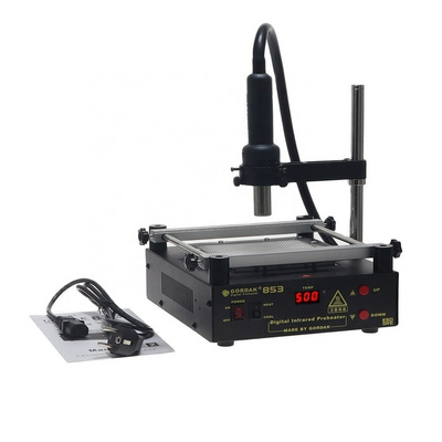 Gordak 853 Bottom Heating Preheating Station PCB Preheater Soldering Station BGA Rework Station Phone Repair Tools YIHUA 853A EU