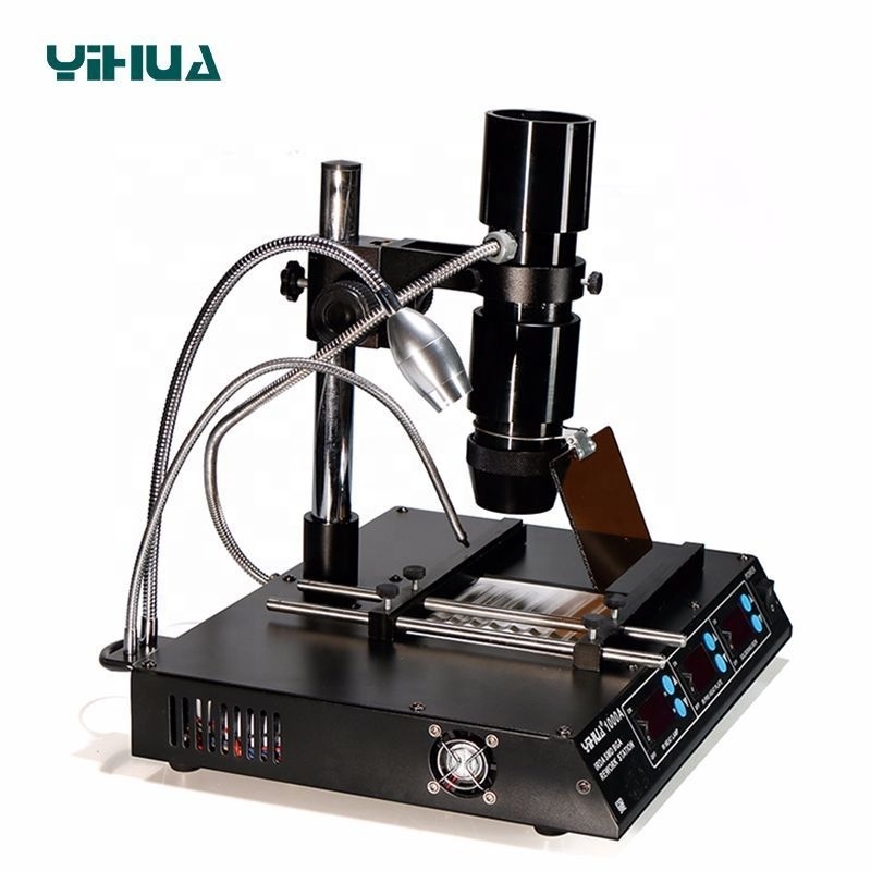 YIHUA Infrared BGA Rework Station 3 In 1 Lead-Free Soldering Station Motherboard Repair Soldering Iron Desoldering Station