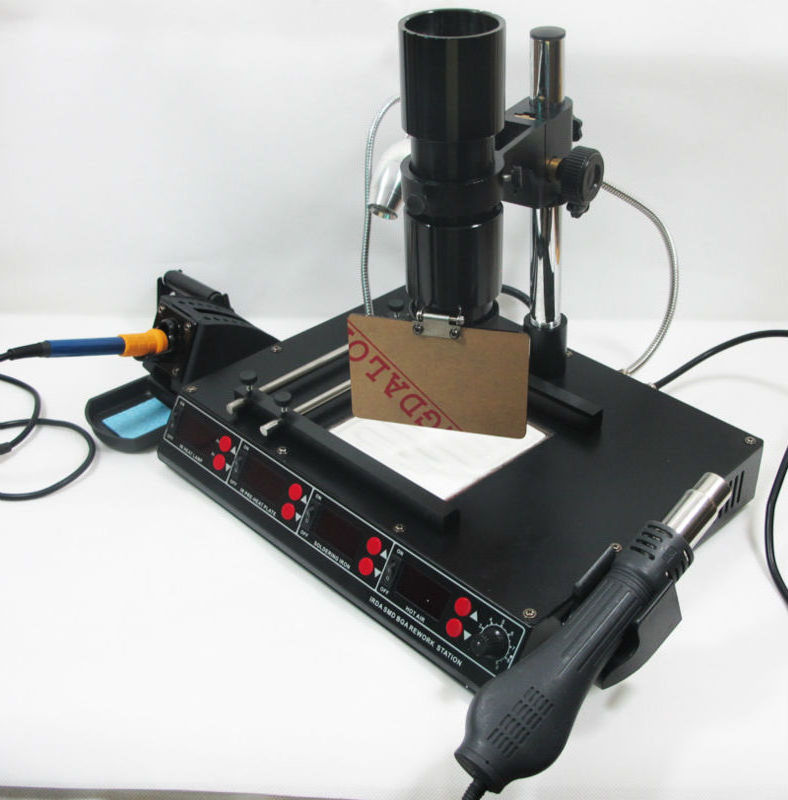 SAIKE 8510D Multifunctional infrared soldering station hot air bga rework station Desoldering station Pcb preheater 220V