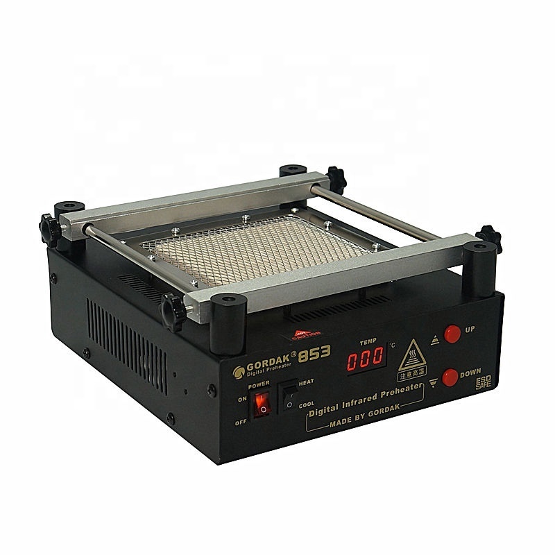 Gordak 853 Bottom Heating Preheating Station PCB Preheater Soldering Station BGA Rework Station Phone Repair Tools YIHUA 853A EU