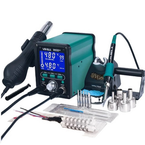 YIHUA 995D+SMD Soldering Station With Pluggable Hot Air Gun Soldering iron BGA Rework Station Phone Repair Welding Station