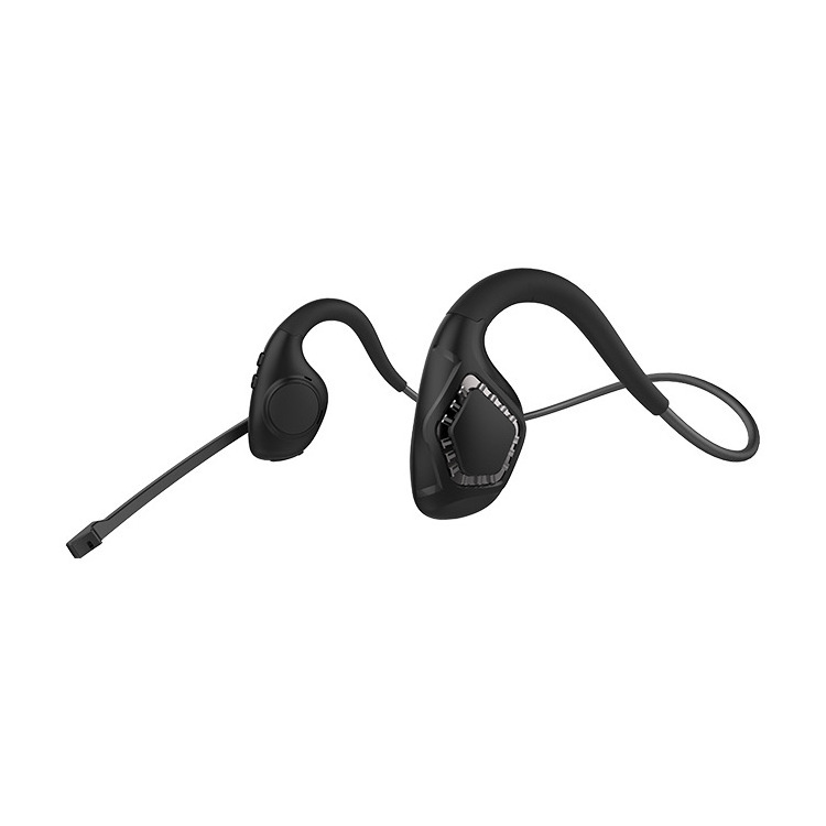 factory manufacturer low latency foldable microphone stick open ear headset air bone conduction headphone with mic for iphone