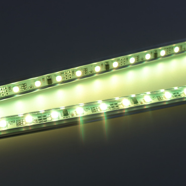 UCS2904 1000mm 500mm 1200mm white pcb 17mm multi color led light bar strip rgb addressable led pixel tube led rigids bar 12v