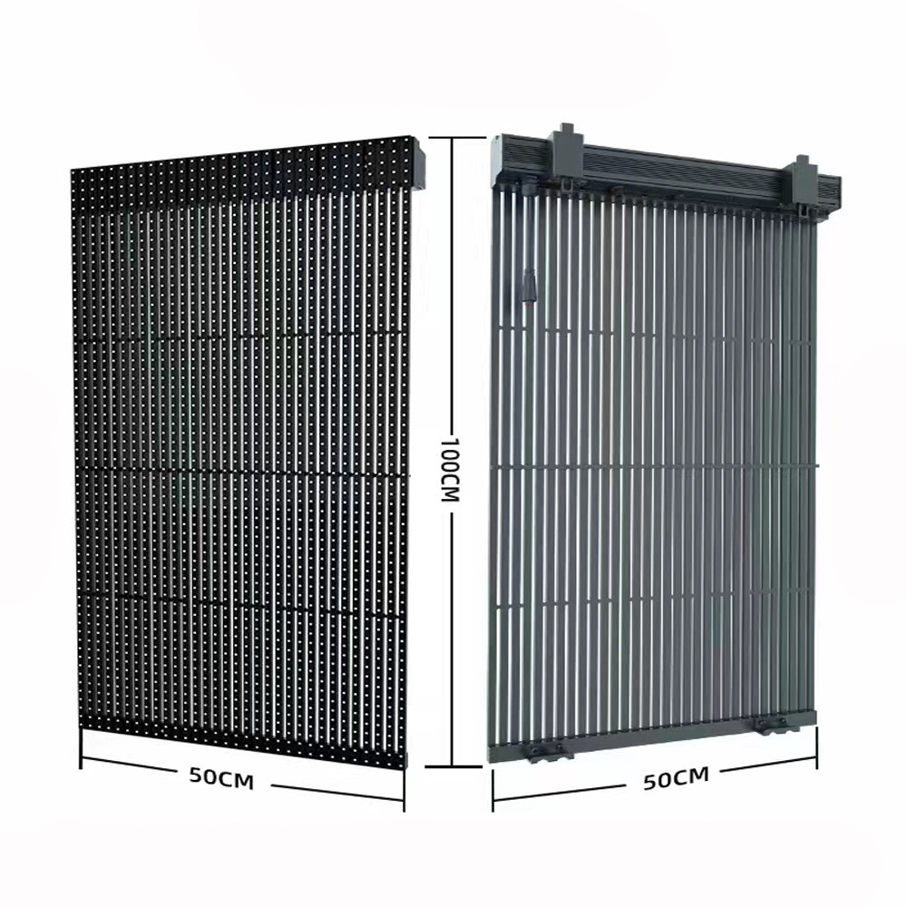 P15mm Waterproof LED Pixel Video Mesh Screen for Facade Building Video Wall and AD Video Display Board