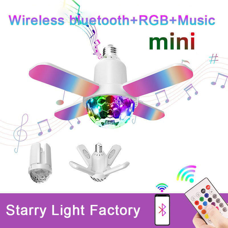 Smart Home Lights Decoration Multi-function Fan 3 In 1 Galaxy Light Projector BT Music Ceiling Light With Speakers