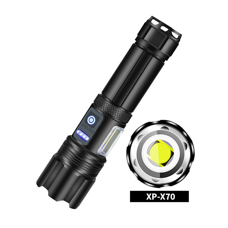 Rechargeable LED Flashlights 90000 Lumens Super Bright Zoomable Waterproof 5 Modes Handheld Flashlight for Camping Emergency