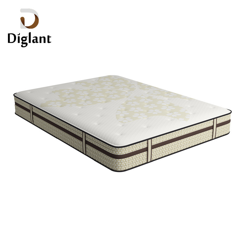 D98 double euro 10 inch cheap 3-zone pocket spring coir 4 star hotel custom designed high density germany mattress