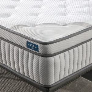 Factory Wholesale Popular  5 Star Hotel Mattress 14 Inch  Sleeping Memory Foam Pocket Spring Hybrid Mattress